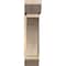 Ekena Millwork Thorton Slat Rough Sawn Bracket w/ Offset Brace, Douglas Fir, 8"W x 26"D x 34"H BKT0806X26X34THR06RDF - alternate 3
